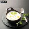 小さなクリーム皿セラミックソーサー皿ボウルRROLLIN PORCELAINディナーウェア