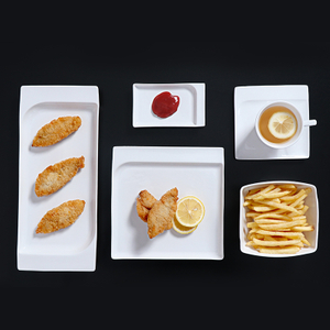 エアビュッフェディナーセット白磁ライト薄板セットフライトケータリング食器セット