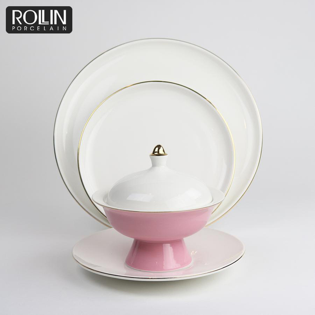 ホワイトゴールド磁器プレートカスタマイズプレート食器レストラン食器タパスセラミック食器ケータリング用料理