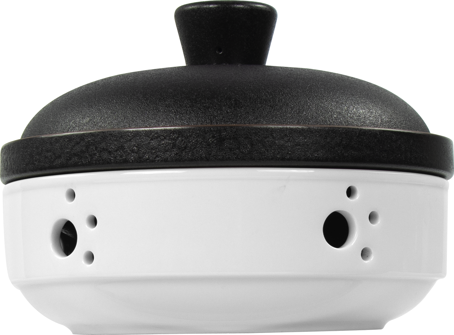 磁器深皿 蓋付き GET TORTILLERO with TAPA 19.7 CM ブラック 