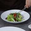 35オンスサラダヌードルボウル白陶器ボウル1L磁器食器環境に優しい食品プレートレストラン料理