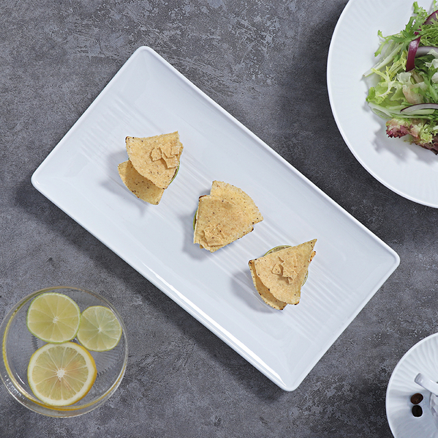 長方形 Assiette クリスマス食器 高級ホテル レストラン ディナー プレート