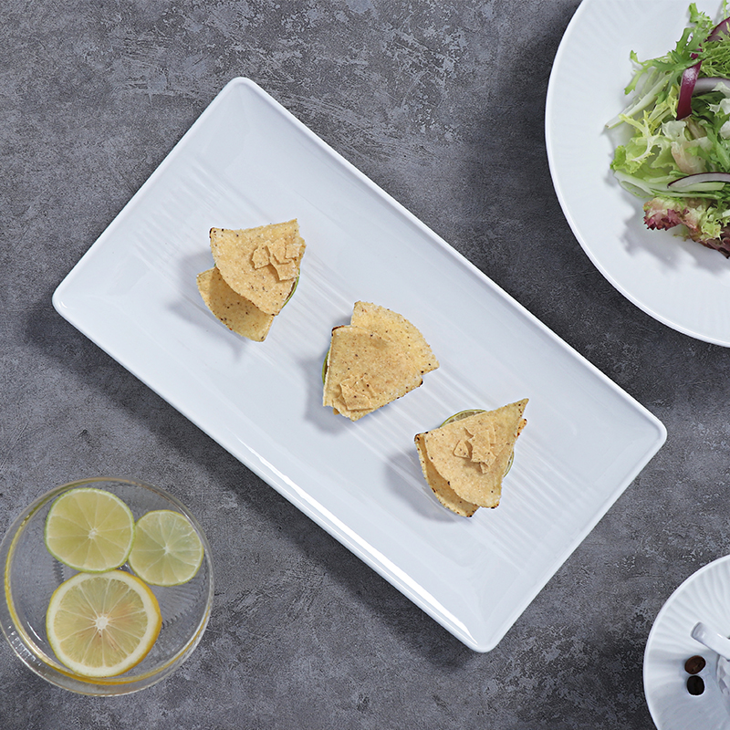 長方形 Assiette クリスマス食器 高級ホテル レストラン ディナー プレート