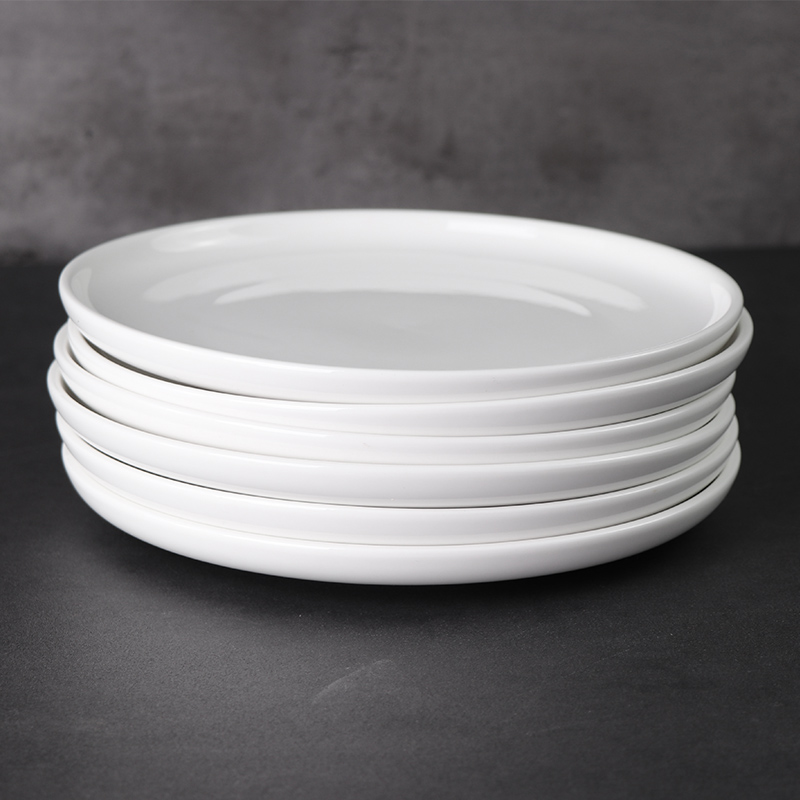 工場出荷時の価格カスタマイズされたプレート白磁プレート食器セラミック食器