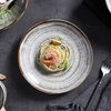 ホテル磁器食器パスタプレートワイドリム 