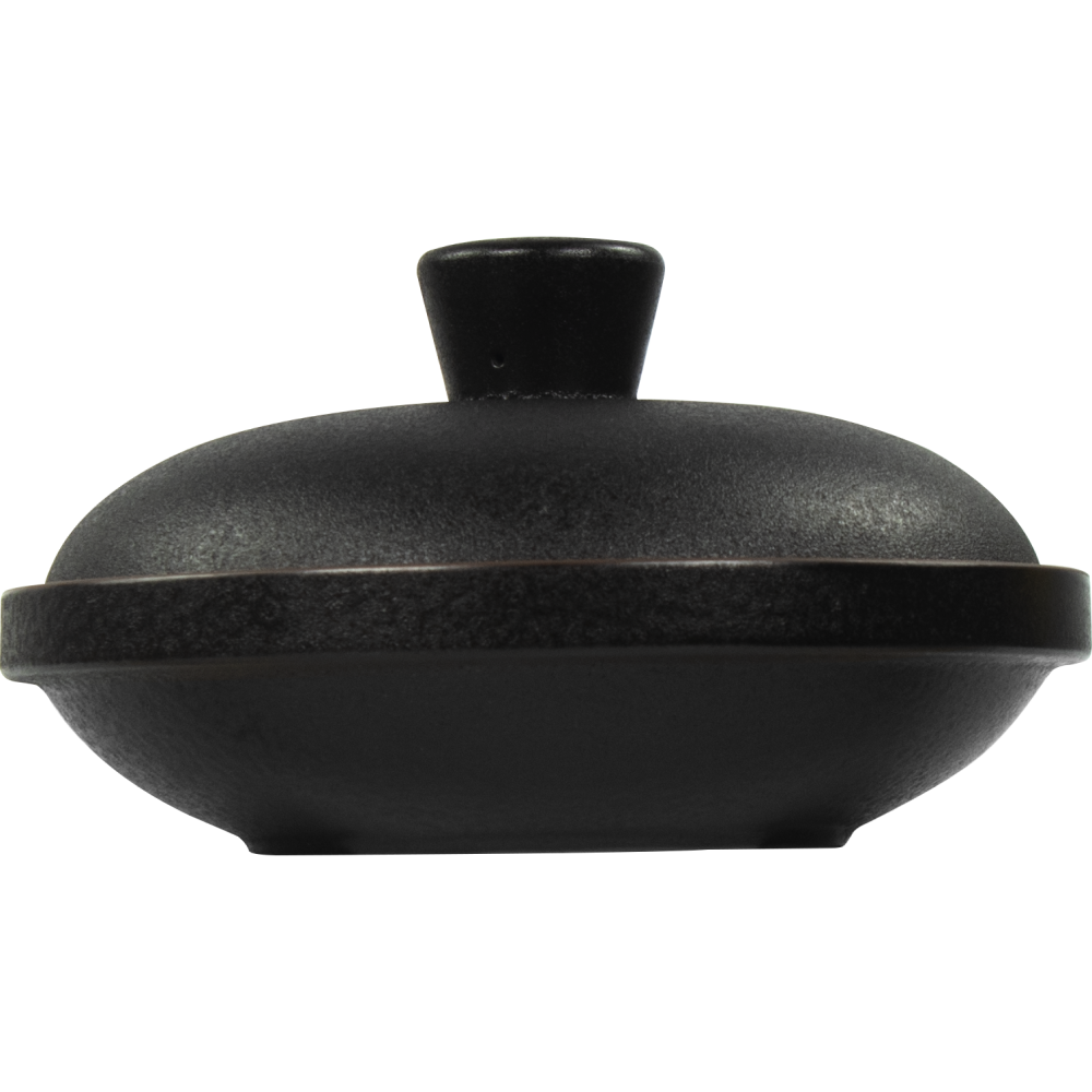 磁器深皿 蓋付き GET TORTILLERO with TAPA 19.7 CM ブラック 