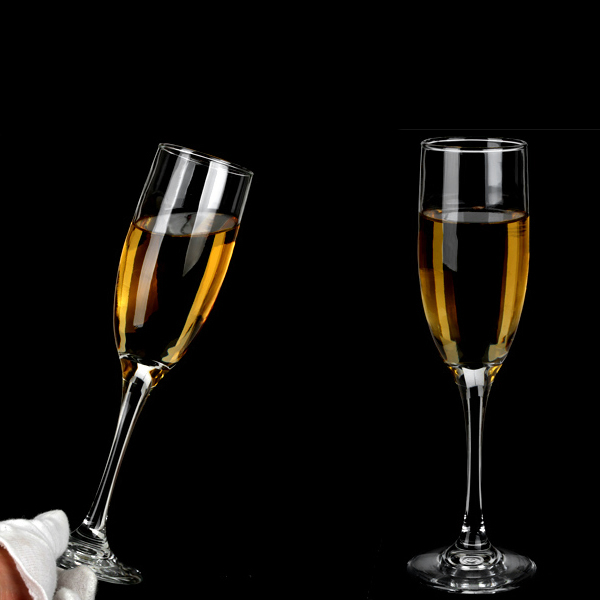 ガラス ギフト セット カスタマイズされたホテル食器レストラン食器 6 オンス 7.5 オンスのフルート ガラス