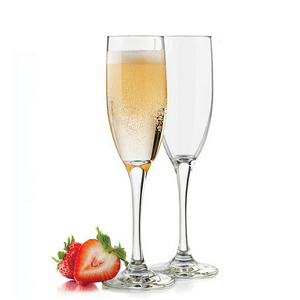 ガラス ギフト セット カスタマイズされたホテル食器レストラン食器 6 オンス 7.5 オンスのフルート ガラス