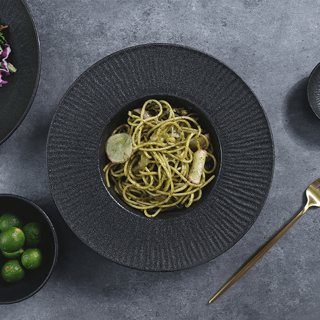 潮州石器寿司プレートセットセラミック長方形木製プレートセット食器食器高級食器レストラン供給