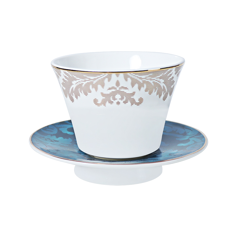 レストラン用ボーンチャイナアラビアコーヒーとティーカップセット