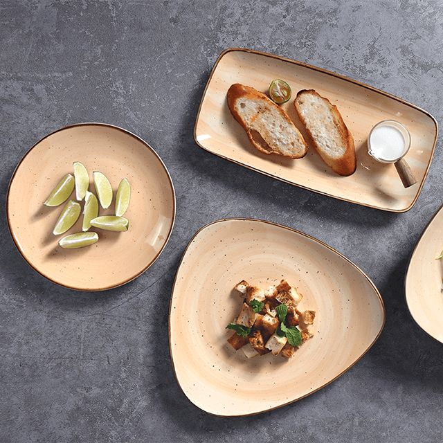 家庭用品 レストラン料理 朝食プレート モダン ラージ イタリア セラミック ターキー プラッター