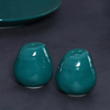 高級食器ゴールドグリーンプレートセット食器磁器ハッピーシングルディナーセット光沢のあるセラミック陶器食器用ホテル