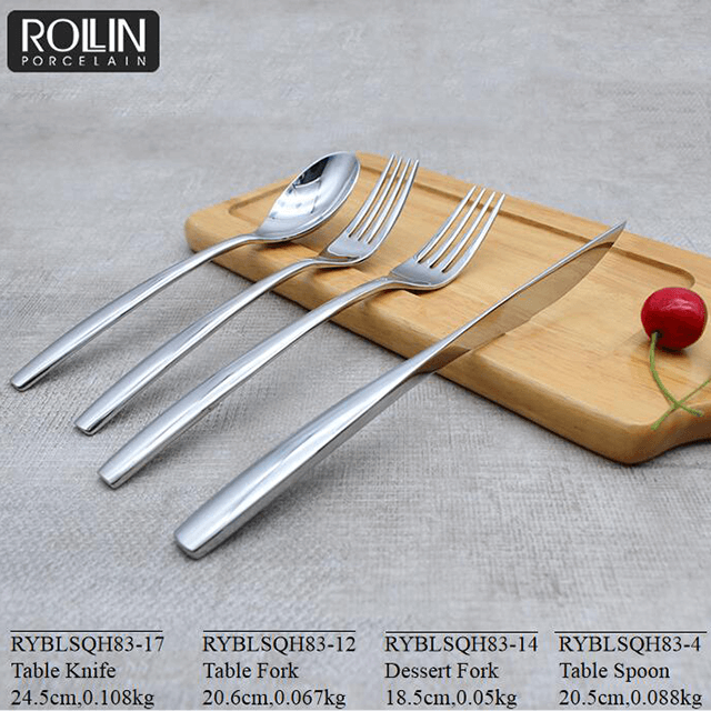 ホテル用のカスタマイズされたロゴディナーナイフステンレスカトラリーセットができます