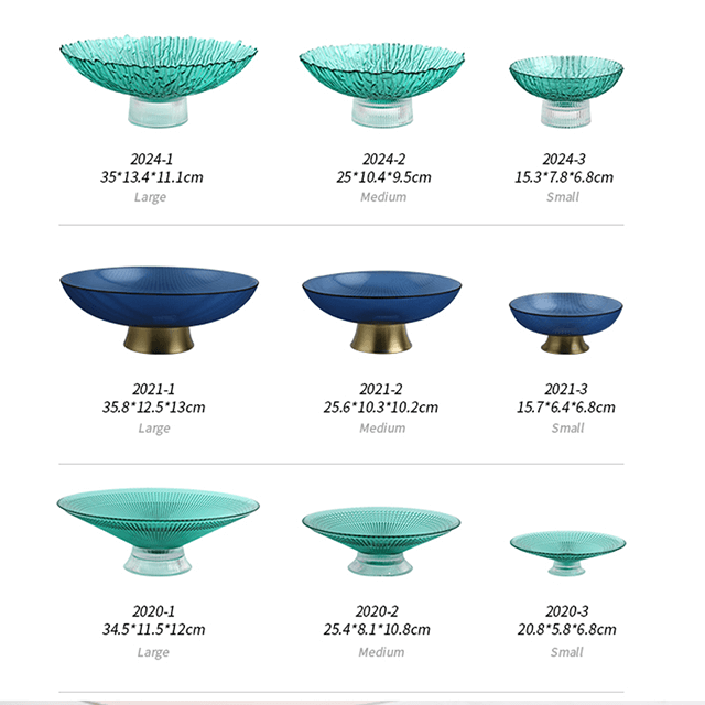 ガラス分割プレートリビングルームキャンディグリーン OEM カスタマイズされたパッキングディバイダーデザートキャンディグラスプレート