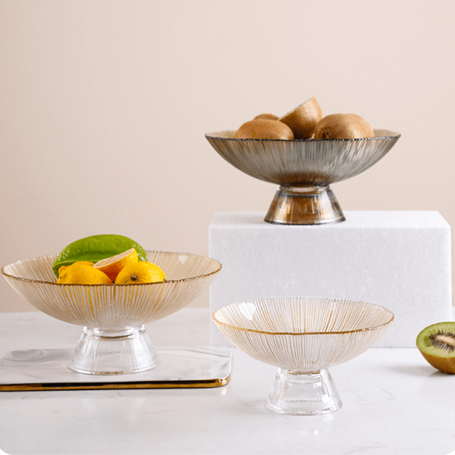 ガラス分割プレートリビングルームキャンディグリーン OEM カスタマイズされたパッキングディバイダーデザートキャンディグラスプレート