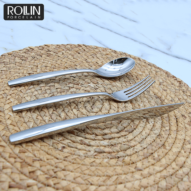 ホテル用のカスタマイズされたロゴディナーナイフステンレスカトラリーセットができます