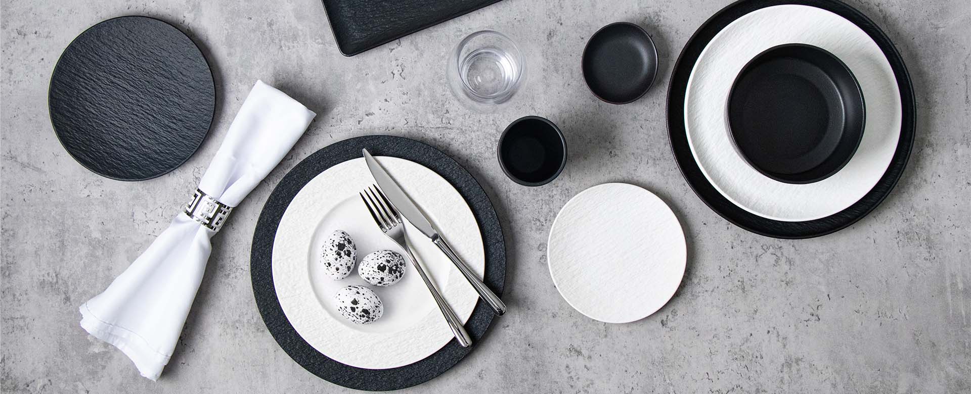 hotel plate set