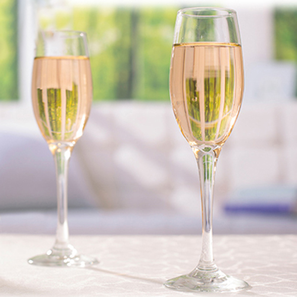 ガラス ギフト セット カスタマイズされたホテル食器レストラン食器 6 オンス 7.5 オンスのフルート ガラス